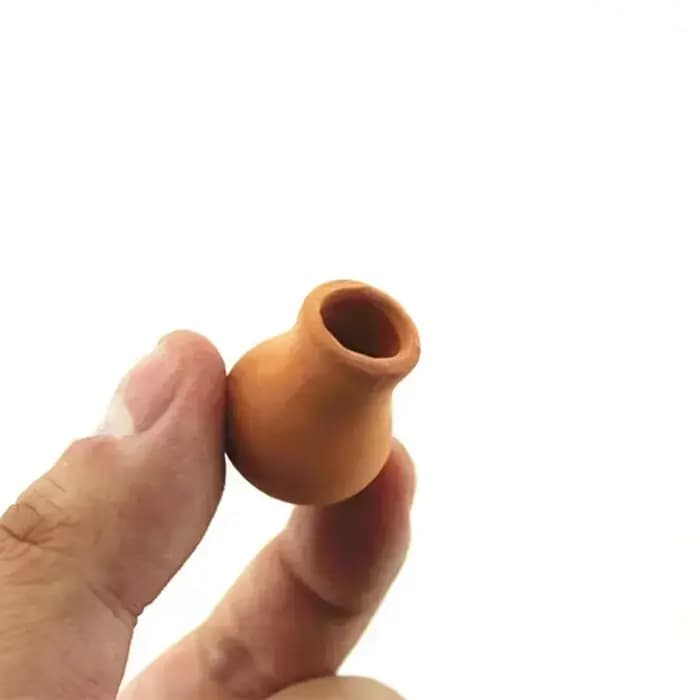 2 pièces Mini Pot en terre cuite argile céramique poterie