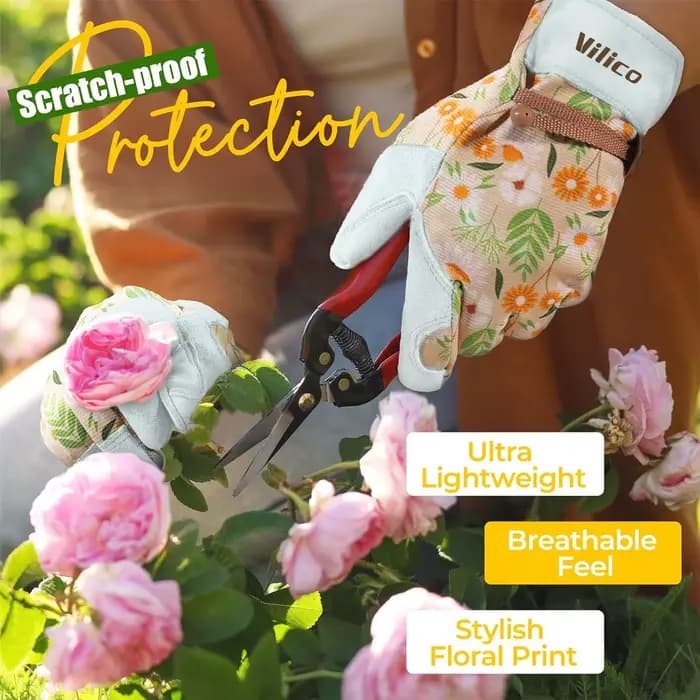 Vilico gants de jardinage pour femme