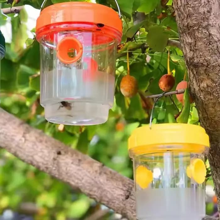 Piège à mouches et guêpes à lumière LED solaire