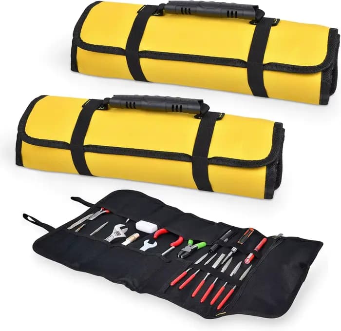 Sac de rangement enroulable pour outils
