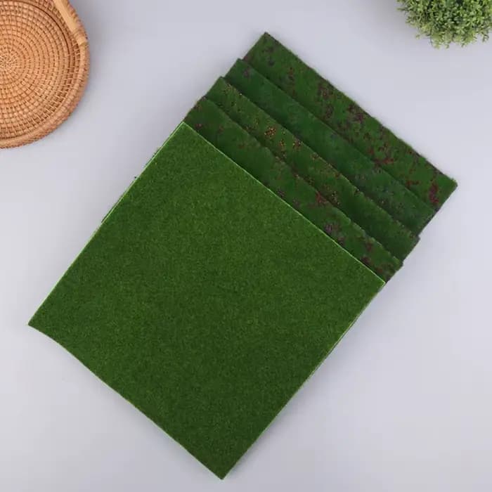 Tapis de gazon artificiel vert