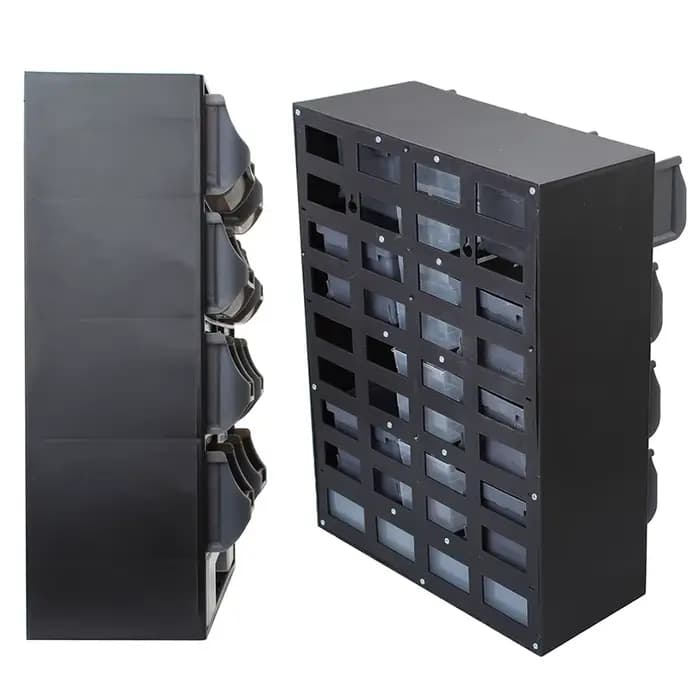 Boîte de Pièces Murale Combinée Multi-Grille