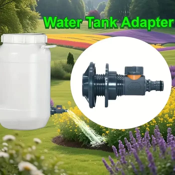 Raccord de réservoir d'eau six points avec vanne de commande