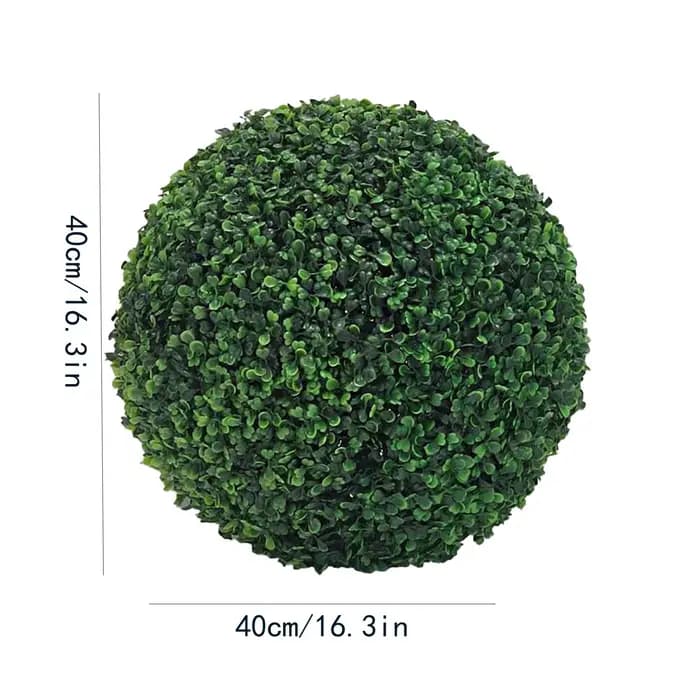 Boule topiaire de plantes artificielles pour jardin