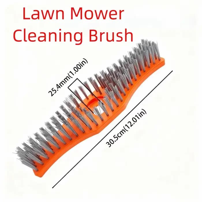 Brosse de nettoyage pour tondeuse à gazon