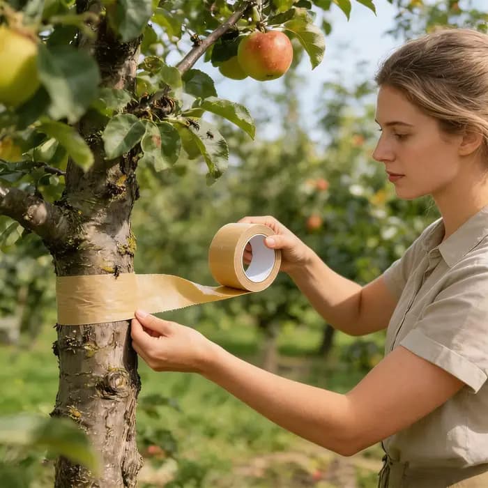 Ruban de protection pour arbres fruitiers 50M