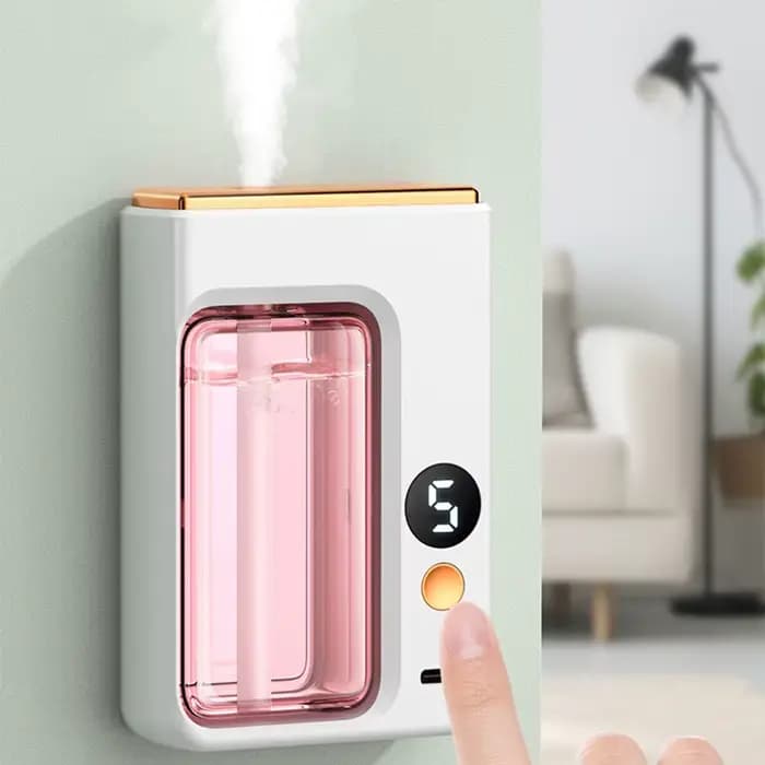 Humidificateur de parfum de voiture, diffuseur automatique d'aromathérapie avec affichage, désodorisant d'huile essentielle de salle de bain, assainisseur d'air au jasmin