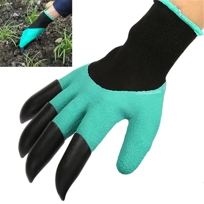 Gants en caoutchouc de jardin en plastique ABS