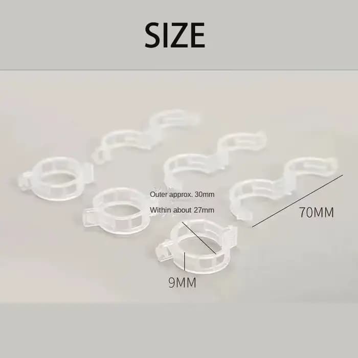 Clips de Support de plantes en plastique réutilisables
