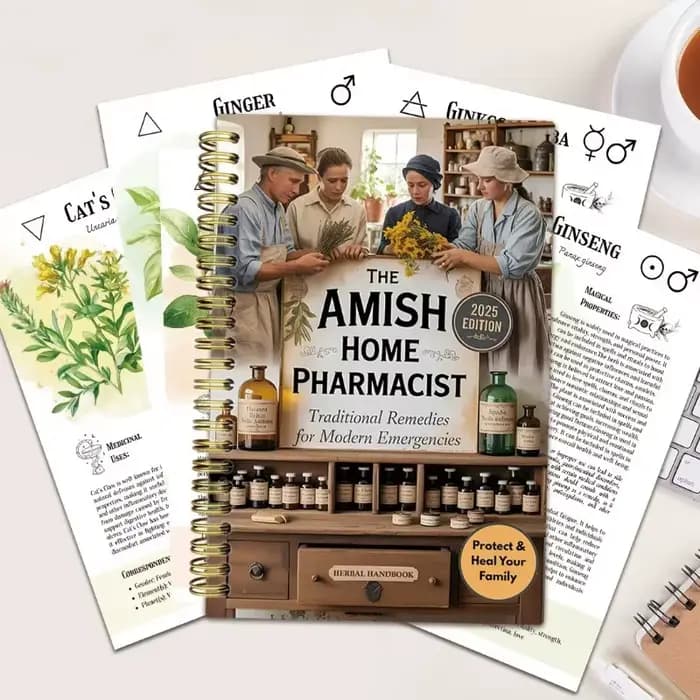Manuel des remèdes à base de plantes : Guide traditionnel de guérison naturelle, Pharmacie domestique Amish pour la santé moderne et les solutions de style de vie équilibré