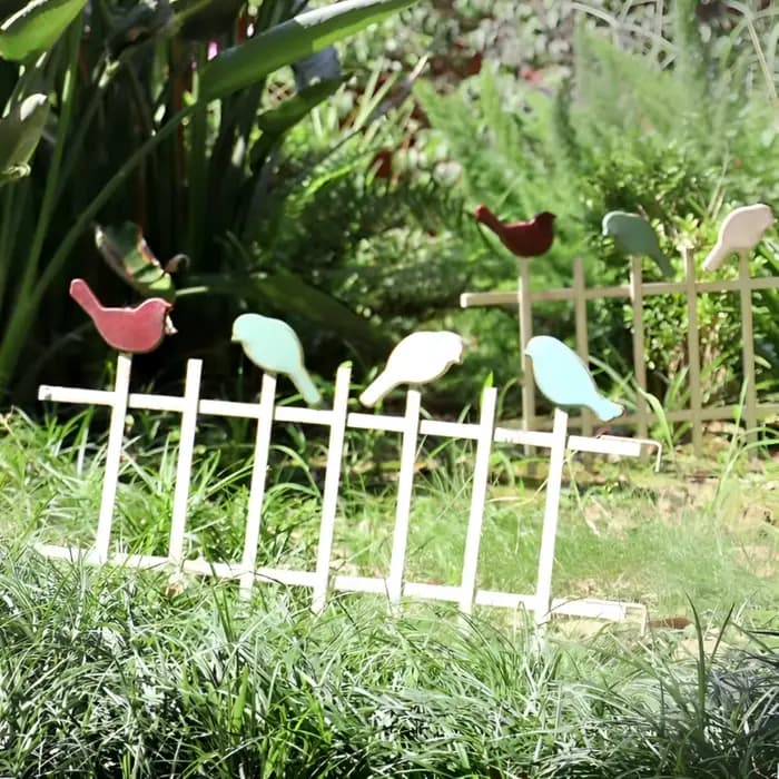 Clôture de jardin en fer