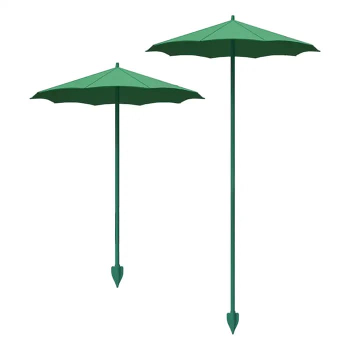 Parasol pour plantes en pot, 3 pièces, protection solaire UV, pour semis et légumes