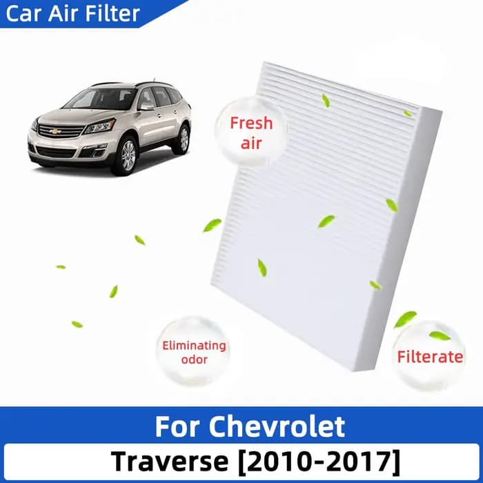 Filtre à Air d'habitacle de voiture pour Chevrolet Traverse 2010 – 2017, élément filtrant de haute qualité OE CCF1897 F0074C CAF1897C MCF11663 C26205