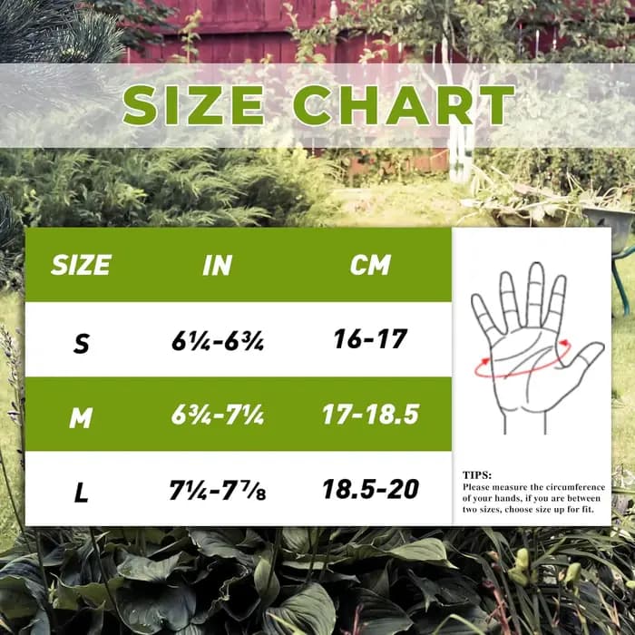Vilico gants de jardinage pour femme
