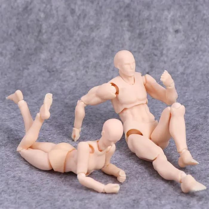 Bande dessinée Manga artistes homme et femme pour artistes Postures humaines Figure modèle figurine d'action dessin figurines Mannequin humain