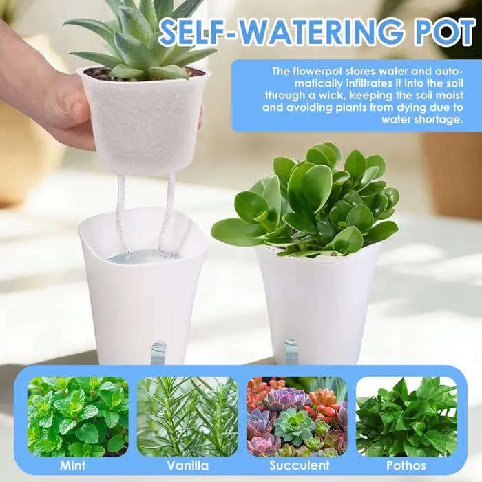 Jardinière à arrosage automatique