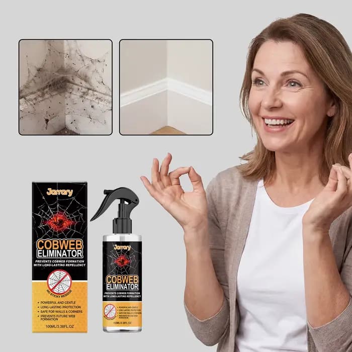 Spray répulsif anti-araignées longue durée 100 ml – Prévient la formation de toiles d'araignées – Liquide