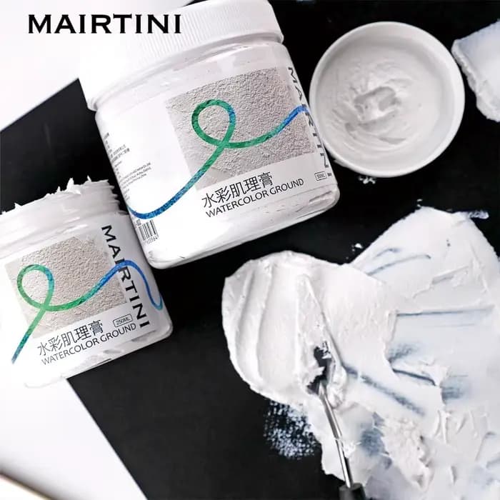 MAIRTINI 250ml Pâte texturée pour aquarelle, pour peinture en relief, toile, réparation de papier aquarelle, dessin artistique, fournitures d'art