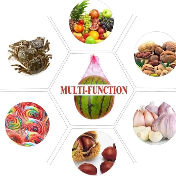 Sac de plantation et de suspension en filet plastique 3D pour melons, sac de transport pour matériel de jardinage et agriculture des légumes