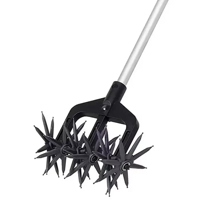 Cultivateur rotatif découseur de pelouse de jardin