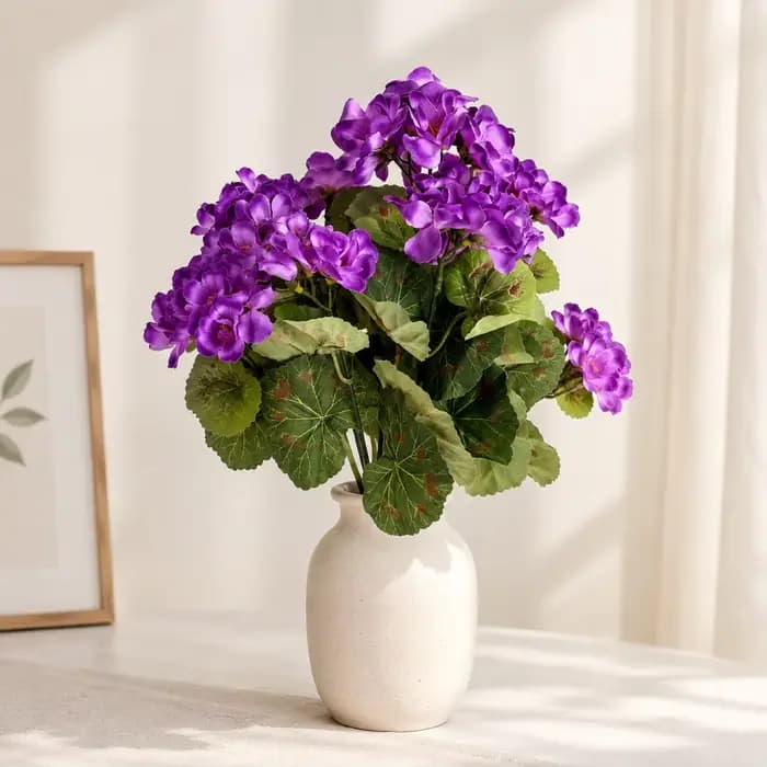 Geranium artificiel, 4/8 pièces