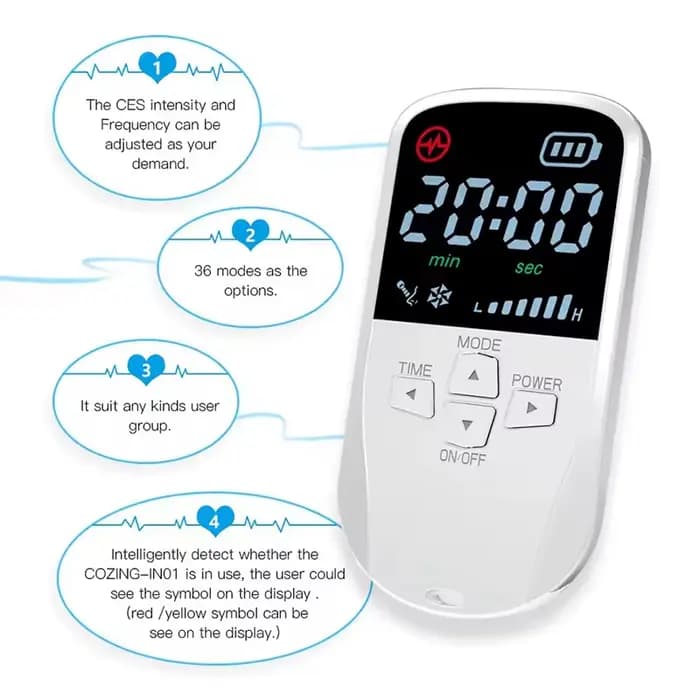 CES – Clip de Stimulation nerveuse vaginale, dispositif d'aide au sommeil, soulage l'insomnie, favorise le sommeil rapide, aide au sommeil profond, dépression de l'anxiété