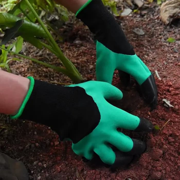 Gants en caoutchouc de jardin en plastique ABS