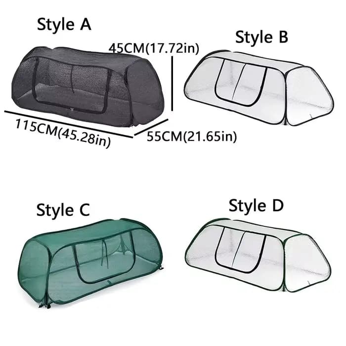 Couverture de protection pour plantes en maille PVC transparente, imperméable, respirante et isolante pour serre de jardin