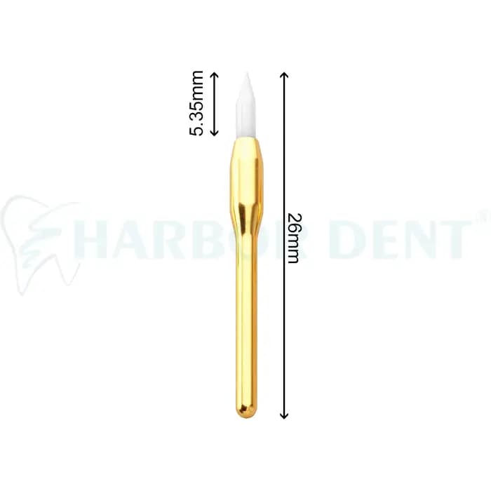 Tondeuse dentaire en céramique pour tissus mous, pour la rétraction gingivale et la coupe des gencives hyperplastiche, pointe d'implant dentaire