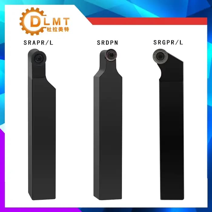 SRAPR SRGPR SRDPN1010 SRDPN1212 SRDPN1616 SRDPN2020 2525 porte-outil de tournage externe pour RPMT08T2 utilisé sur la Machine de tour CNC