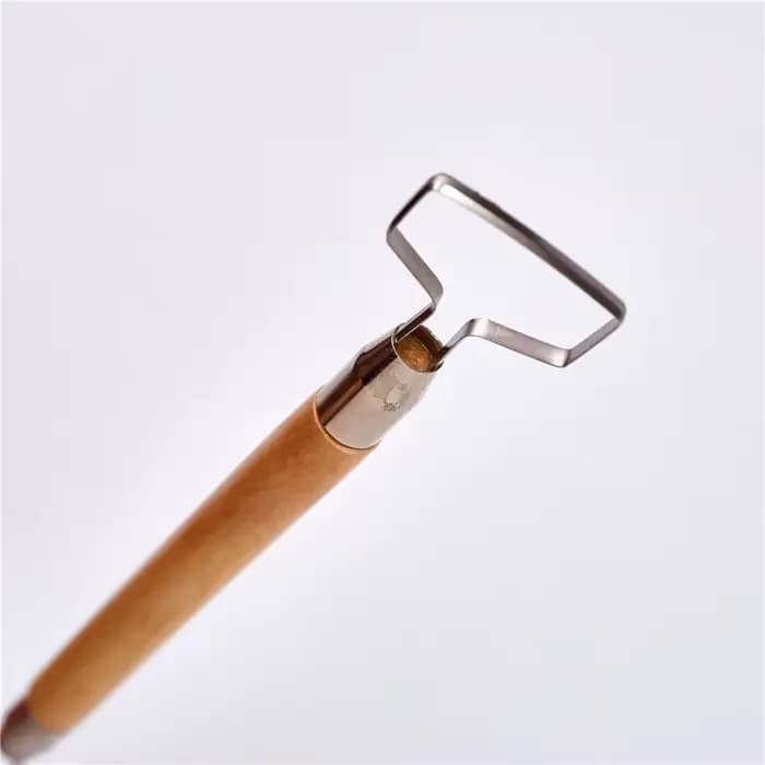 Nouveau 1 Pc manche en bois poterie céramique outils de bricolage