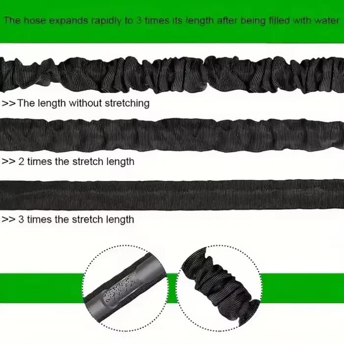 Tuyau d'arrosage extensible magique pour jardin