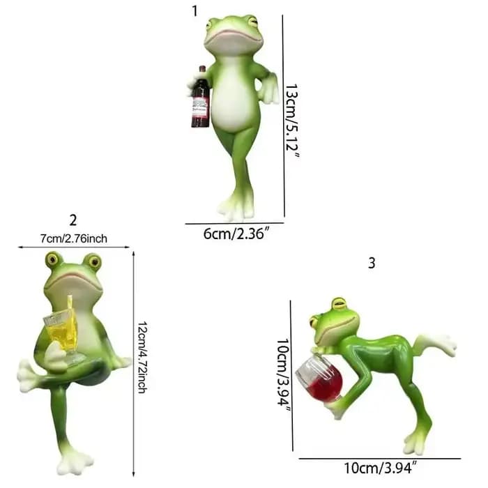 Pot de fleur suspendu en forme de grenouille