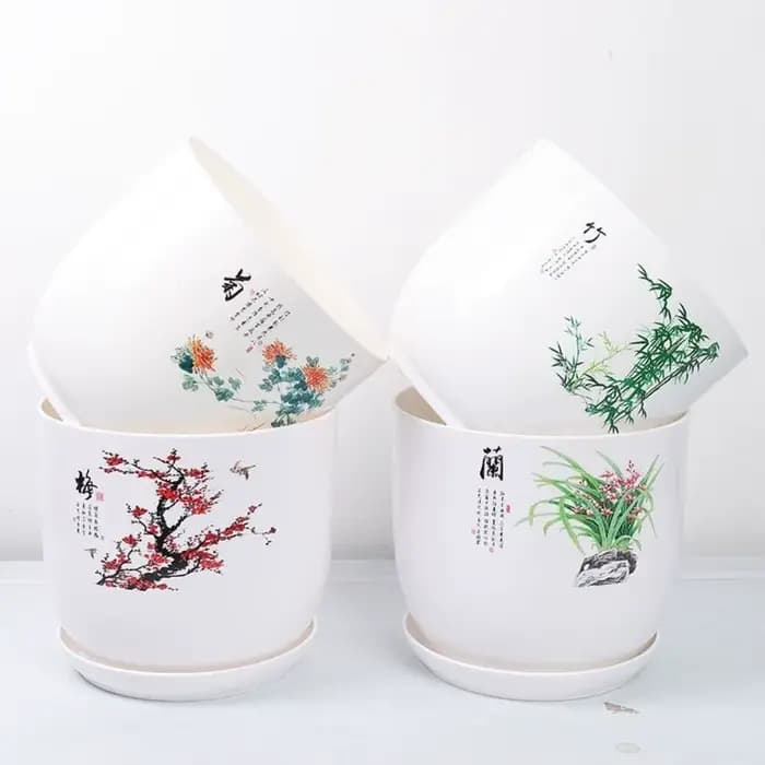 Pot de fleur en plastique extra large