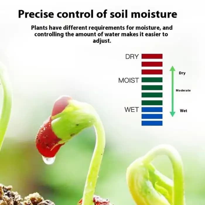 4 sur 1 testeur analyse température lumière d'humidité pour le jardinage l'agriculture M4YD