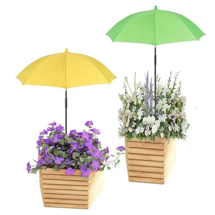 Parasol pour plantes, hauteur réglable, étanche, pour jardin, extérieur, cour, lits, arrière-cour, Parasol pour plantes, Protection solaire