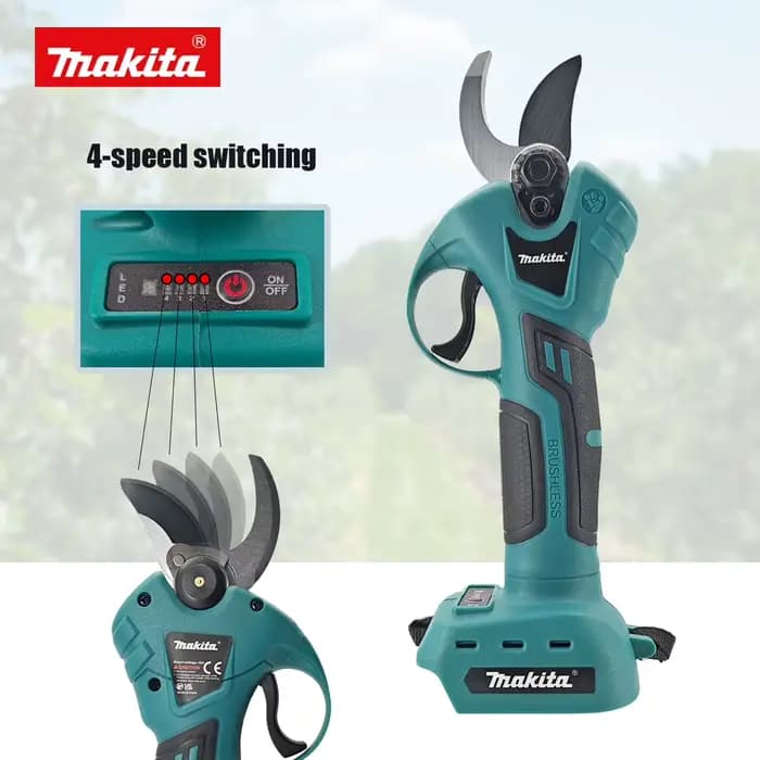Outils Makita 18v, batterie professionnelle, ciseaux électriques sans fil, sécateurs, coupe-herbe, perceuses sans fil, sécateur de jardin
