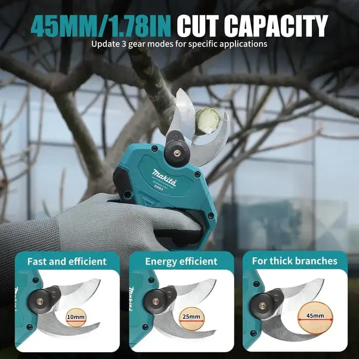 Sécateur de jardin Makita 18V, outil professionnel sans fil, ciseaux d'électricien, cisailles de taille, outils de découpe sans fil