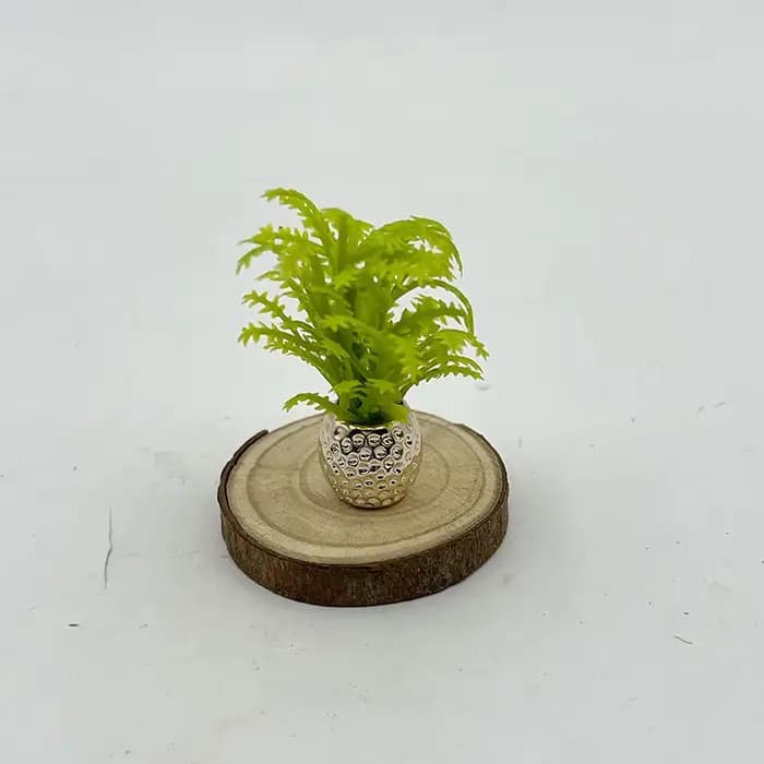 Mini plantes en pot pour maison de poupée 1:12