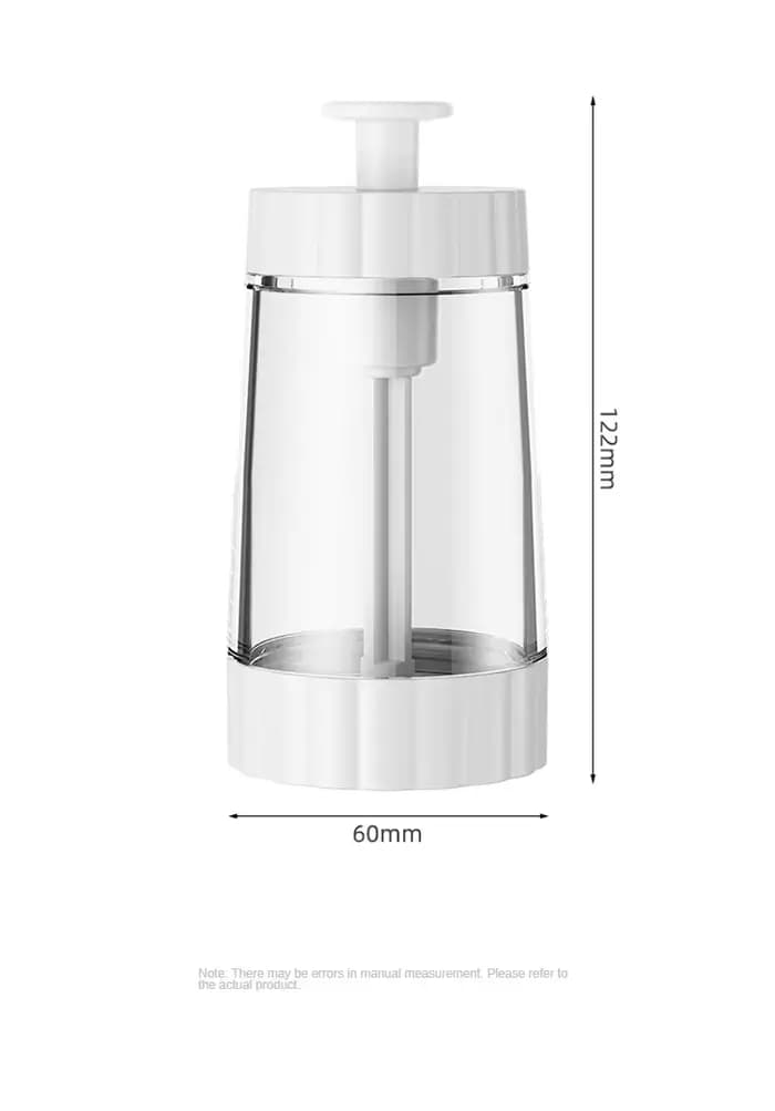 Bocaux à épices en plastique transparent