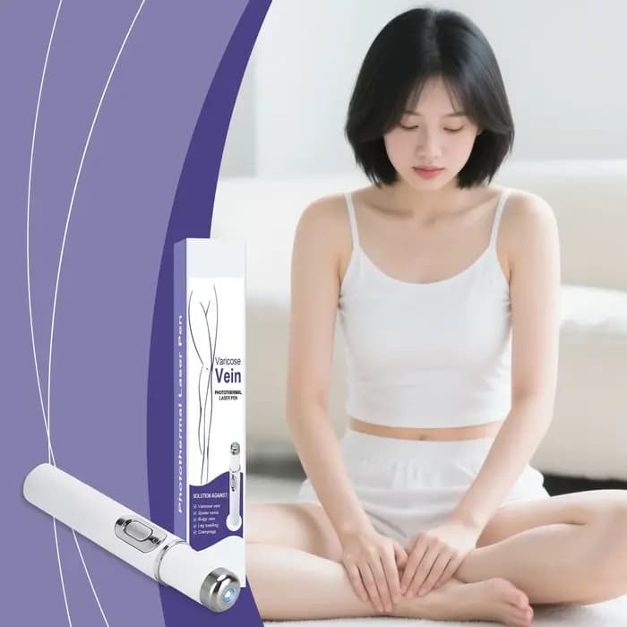 Stylo sans fil pour l'élimination des varices à domicile – Outil de soin des veines pour soulagement quotidien, post-partum et usage nocturne en salon