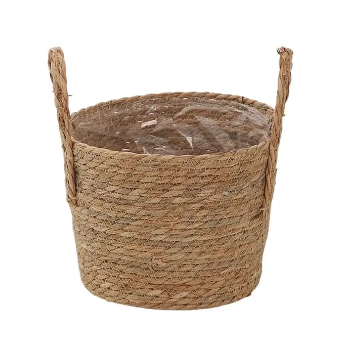 Panier de plantation en paille
