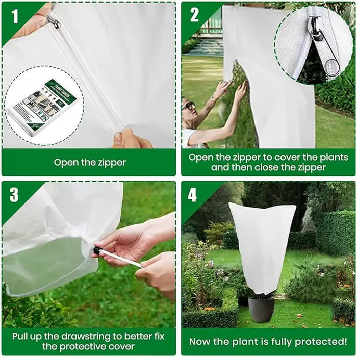 Juste de protection pour plante arbuste d'hiver