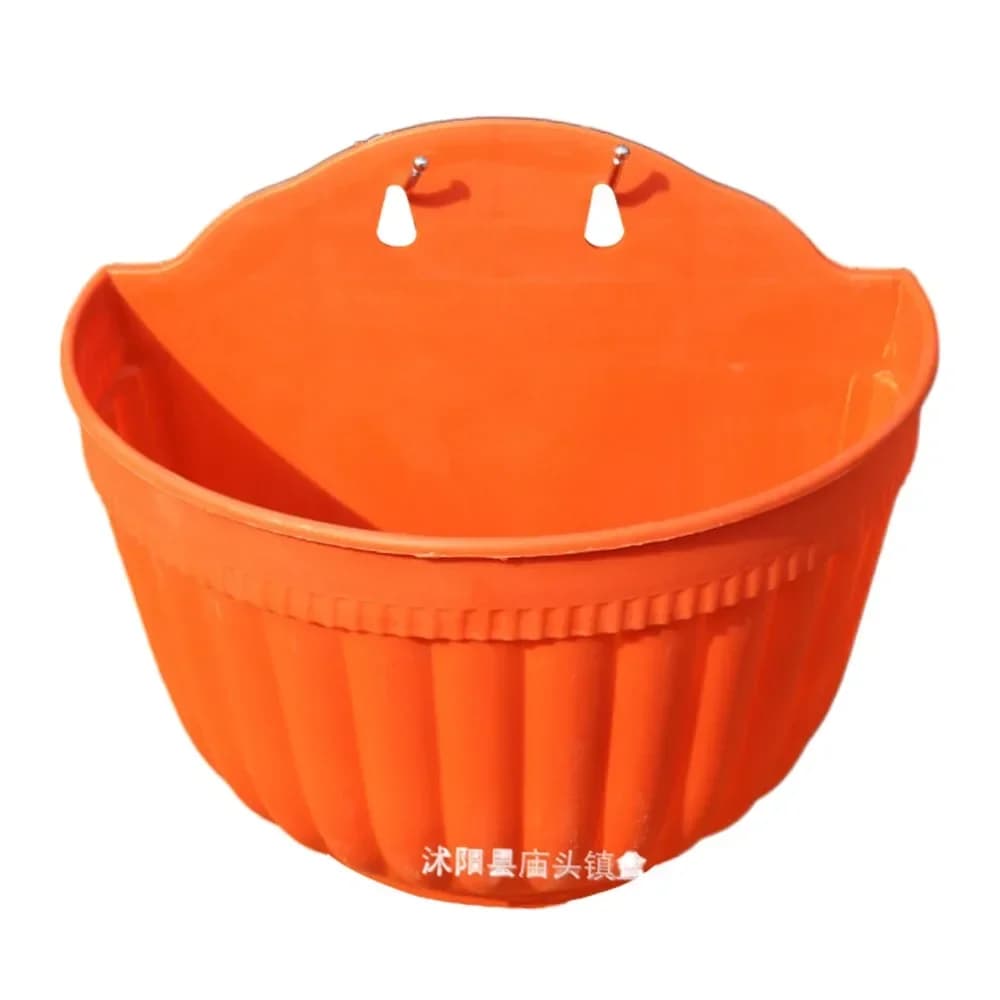 Pot de fleurs exquis, panier mural en plastique à suspendre, idéal pour jardin extérieur, balcon, se