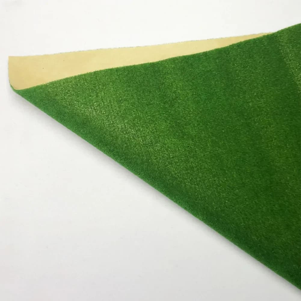 Tapis de terrain Miniature en herbe artificielle de 25cm, modèle d'échelle, paysage de train, ferrov