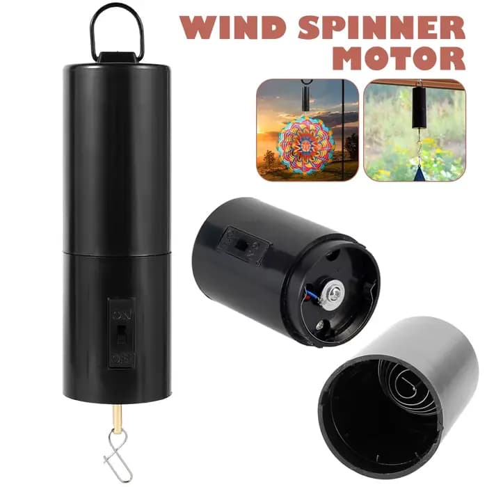 Carillon éolien rotatif suspendu, 30 tr/min, alimenté par batterie, pour boules Disco d'intérieur, o