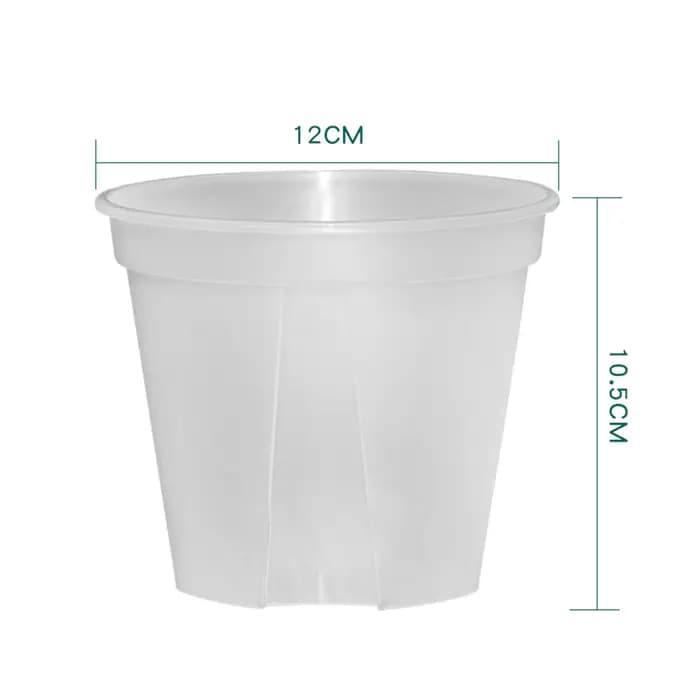 Pots d'orchidées en plastique transparent avec trous, pot de fleur transparent, plantes succulentes,