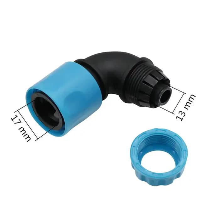 Connecteurs rapides coudés de tuyau 1/2 ", 2 pièces, tuyau de lavage de voiture d'irrigation de jard