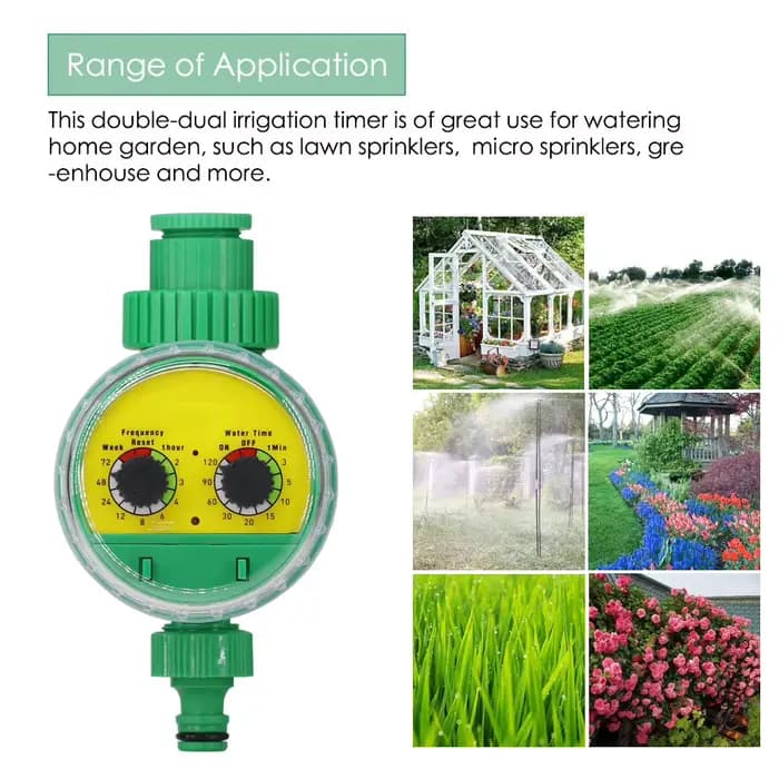 Minuterie d'eau de jardin électronique, contrôleur d'irrigation chronométré, arroseur automatique, v