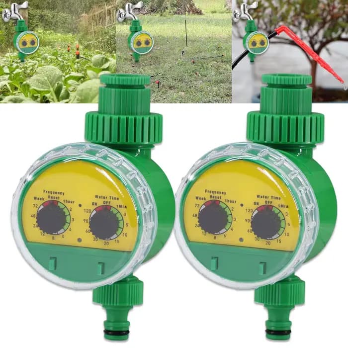 Minuterie d'eau de jardin électronique, contrôleur d'irrigation chronométré, arroseur automatique, v